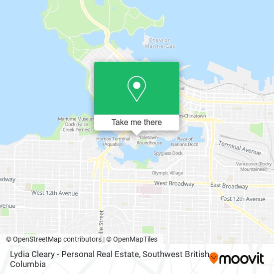 Lydia Cleary - Personal Real Estate map