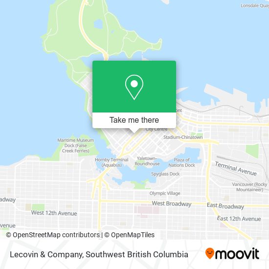 Lecovin & Company map