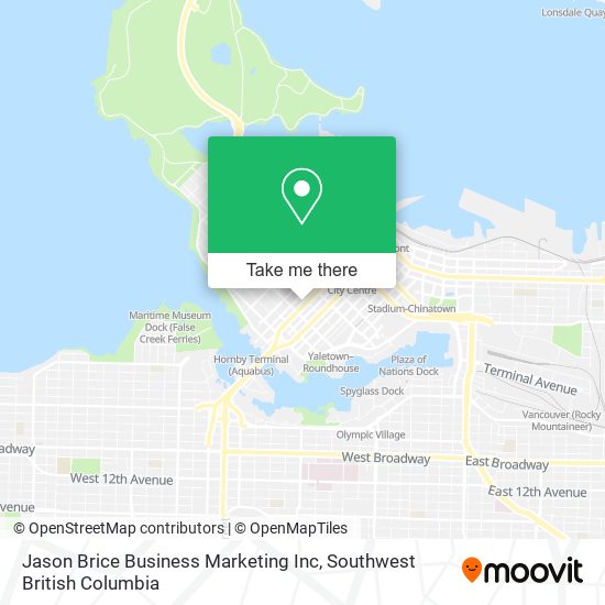 Jason Brice Business Marketing Inc map