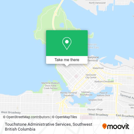 Touchstone Administrative Services map