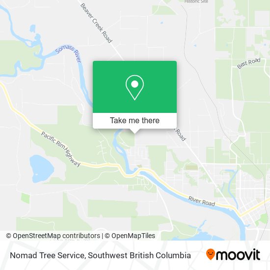 Nomad Tree Service map