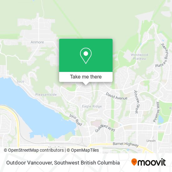 Outdoor Vancouver map