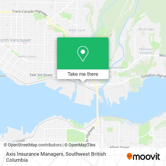 Axis Insurance Managers map