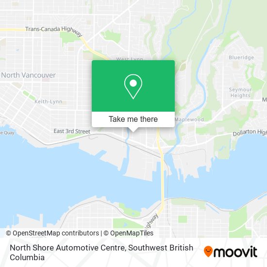 North Shore Automotive Centre map