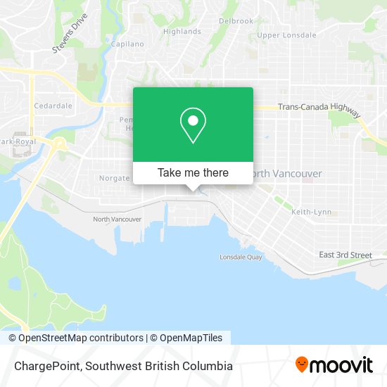 ChargePoint map