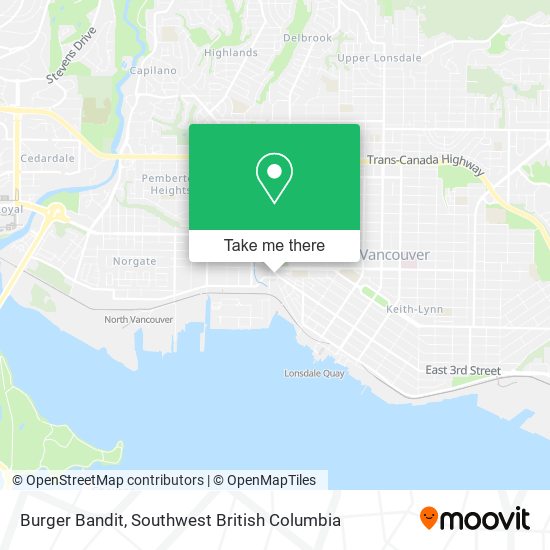 Burger Bandit map