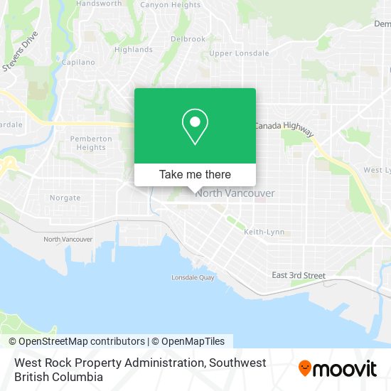 West Rock Property Administration map