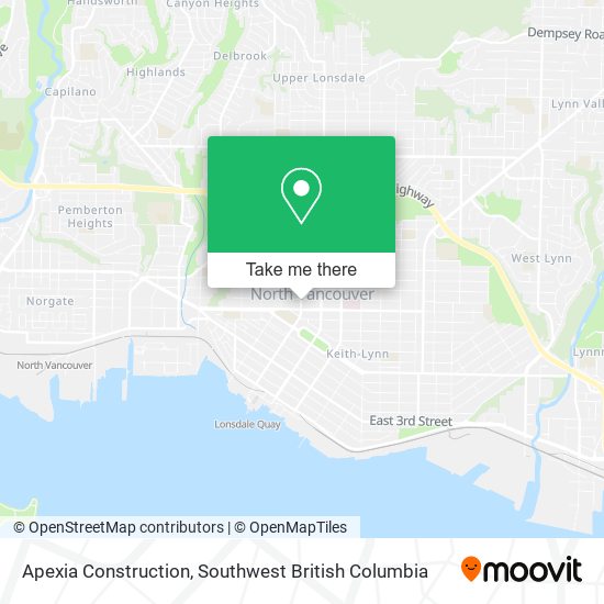 Apexia Construction map