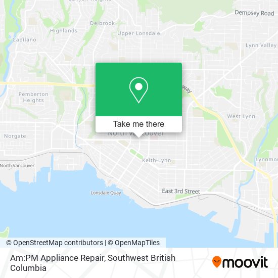 Am:PM Appliance Repair map