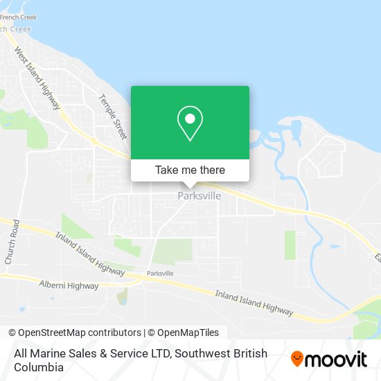 All Marine Sales & Service LTD map