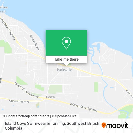 Island Cove Swimwear & Tanning map