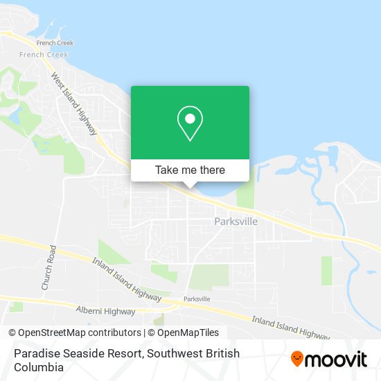 Paradise Seaside Resort map
