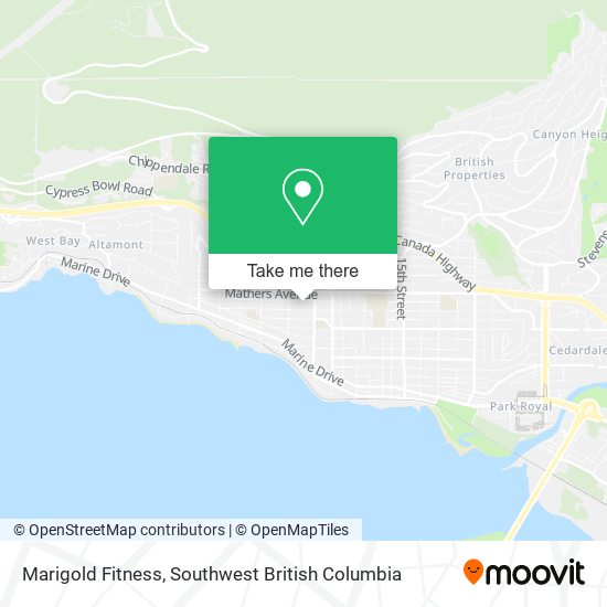 Marigold Fitness map