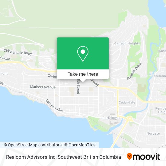 Realcom Advisors Inc map