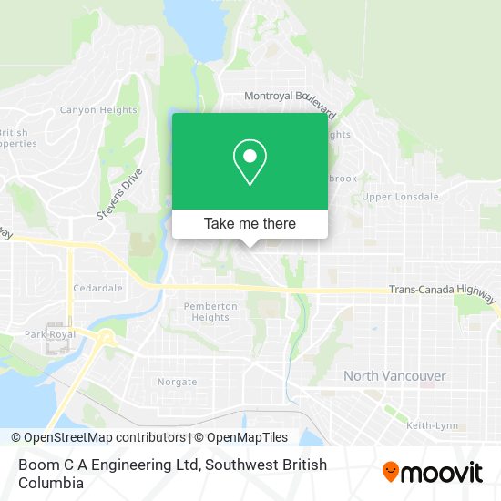 Boom C A Engineering Ltd map