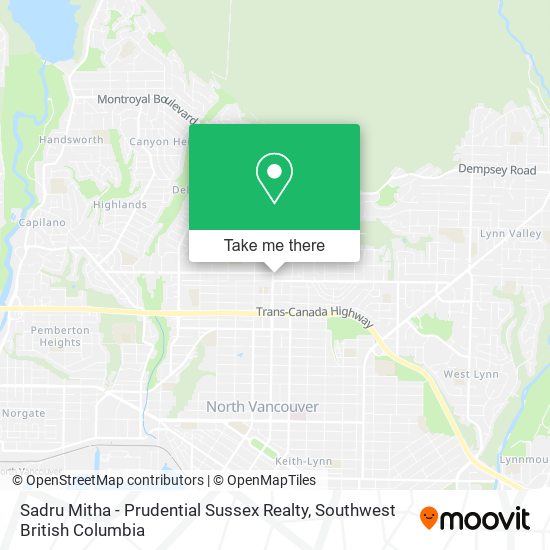 Sadru Mitha - Prudential Sussex Realty map