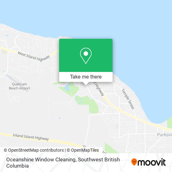 Oceanshine Window Cleaning map