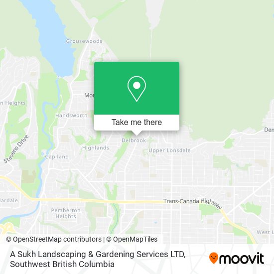 A Sukh Landscaping & Gardening Services LTD map