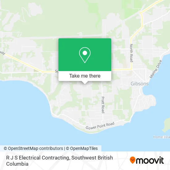 R J S Electrical Contracting map