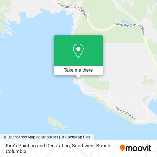 Kim's Painting and Decorating map