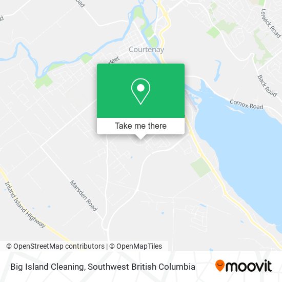 Big Island Cleaning map