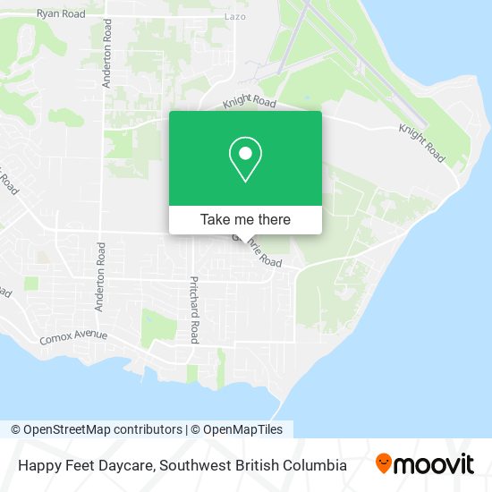 Happy Feet Daycare map