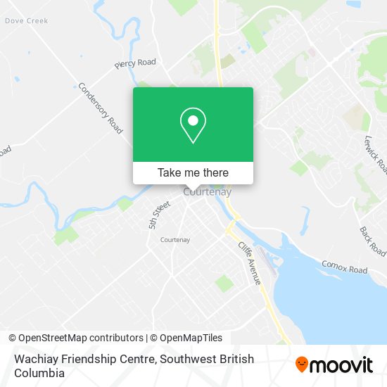 Wachiay Friendship Centre map