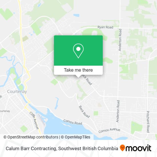 Calum Barr Contracting map