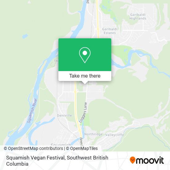 Squamish Vegan Festival map