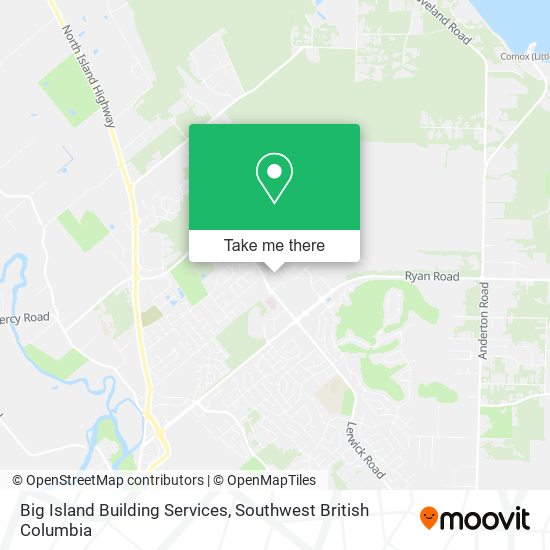 Big Island Building Services map