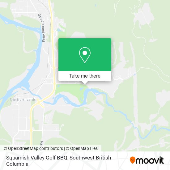 Squamish Valley Golf BBQ map