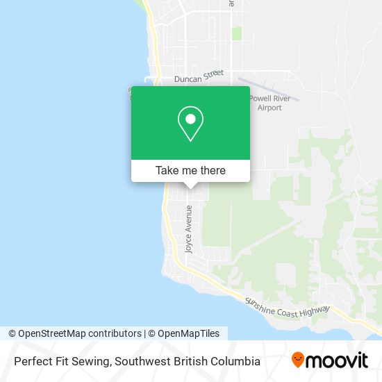 Perfect Fit Sewing map