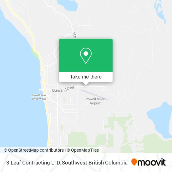 3 Leaf Contracting LTD map