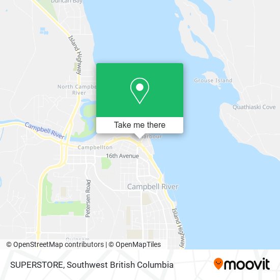 SUPERSTORE map