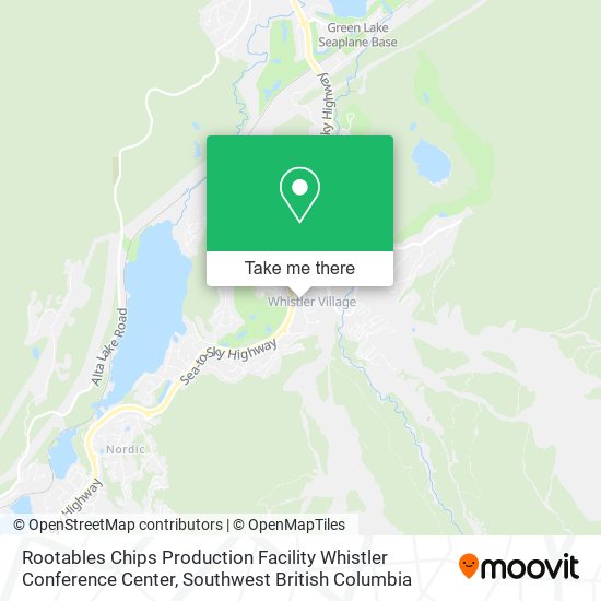 Rootables Chips Production Facility Whistler Conference Center map