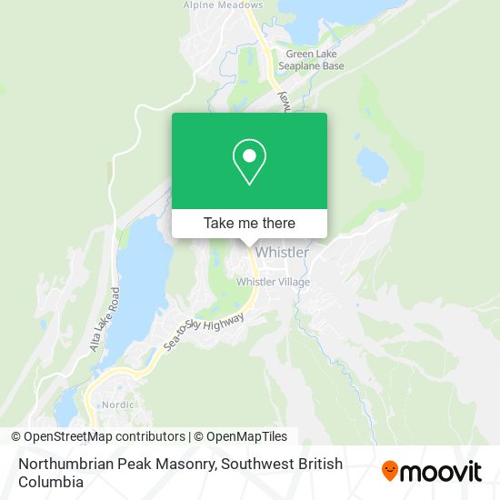 Northumbrian Peak Masonry map