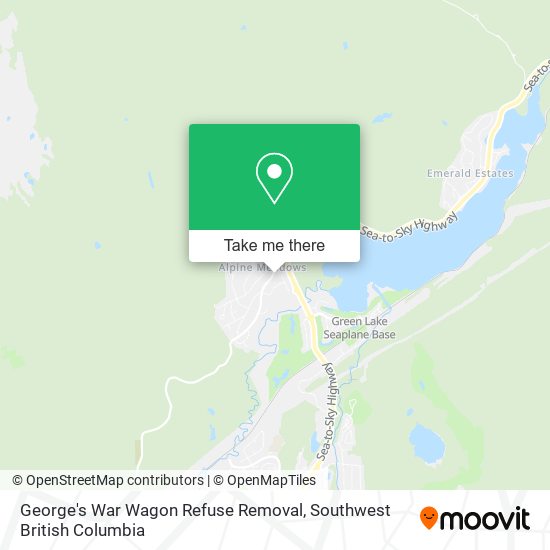 George's War Wagon Refuse Removal map