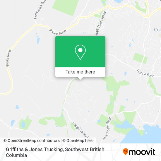 Griffiths & Jones Trucking map