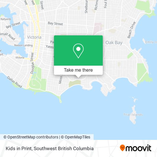 Kids in Print map