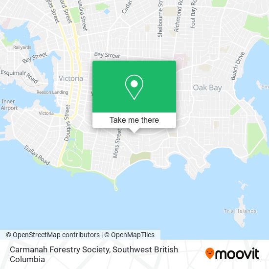 Carmanah Forestry Society map