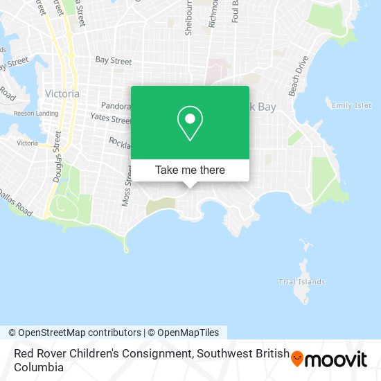 Red Rover Children's Consignment map