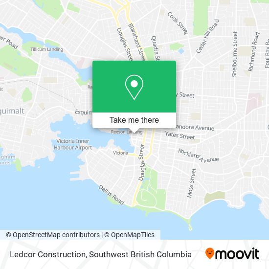 Ledcor Construction map