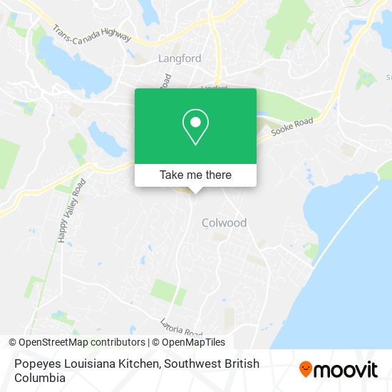 Popeyes Louisiana Kitchen map