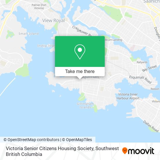 Victoria Senior Citizens Housing Society map