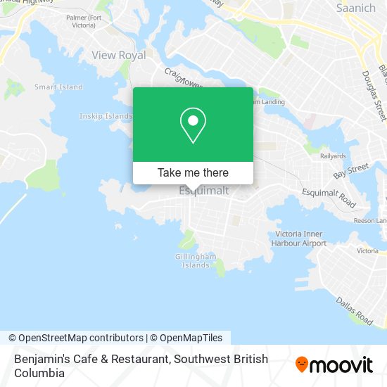 Benjamin's Cafe & Restaurant plan