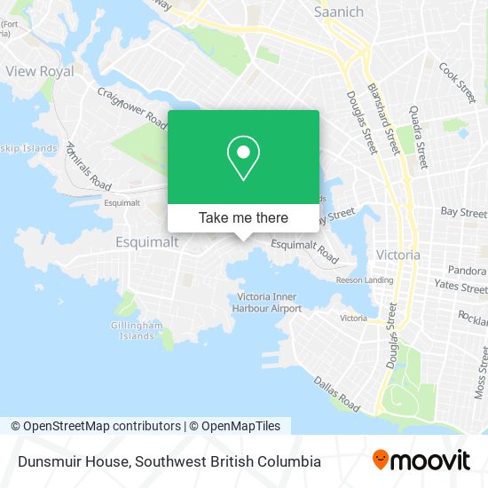 Dunsmuir House map