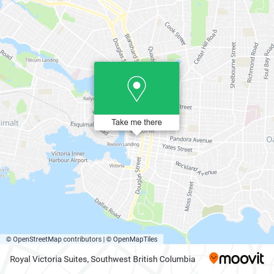 Royal Victoria Suites map