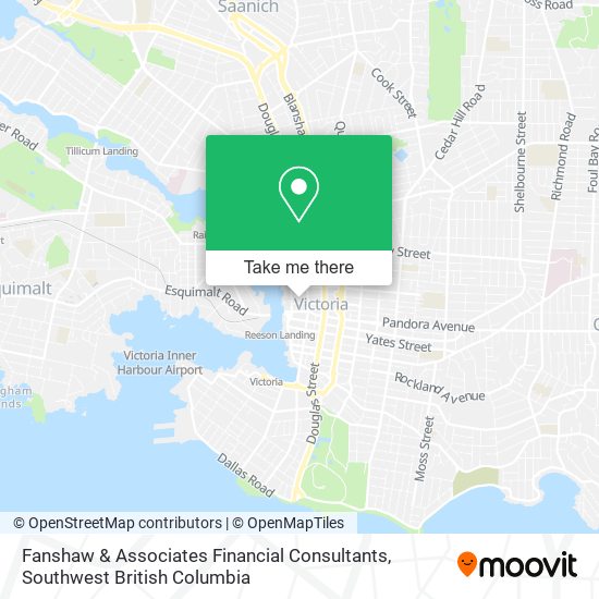 Fanshaw & Associates Financial Consultants map