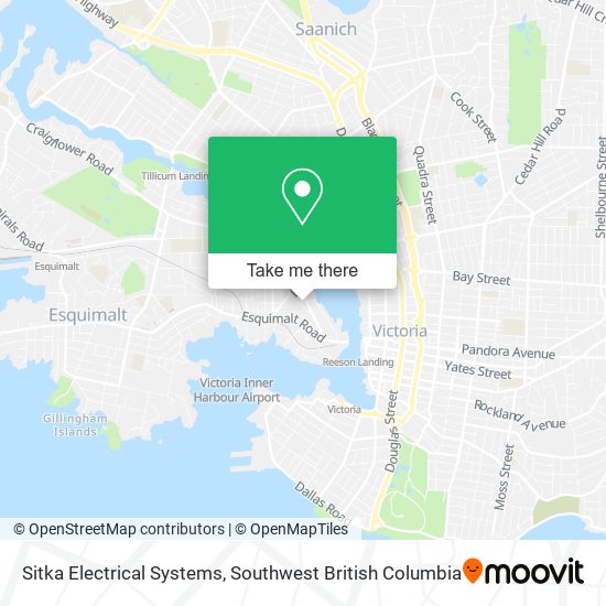 Sitka Electrical Systems map