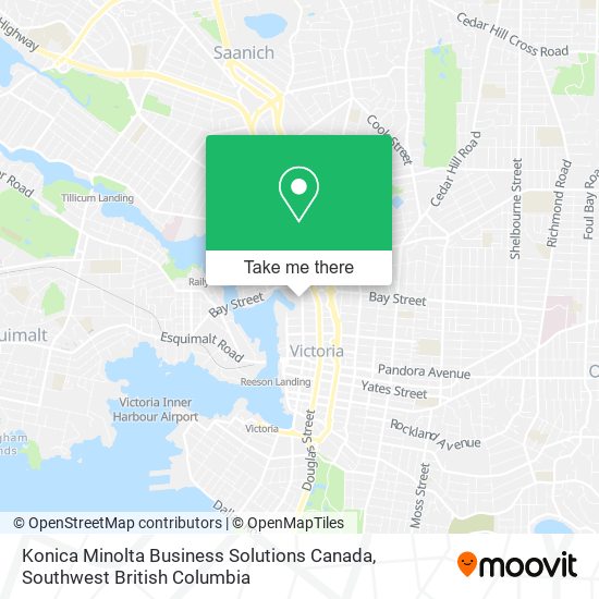 Konica Minolta Business Solutions Canada map